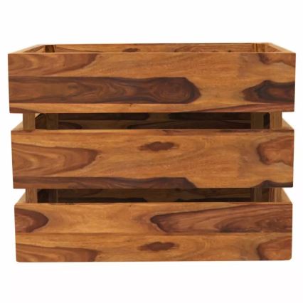 Кош за вестници GANI 30x40 см масив/палисандър