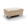 Кожен табуретка SALERNO II 66x100 см бежов