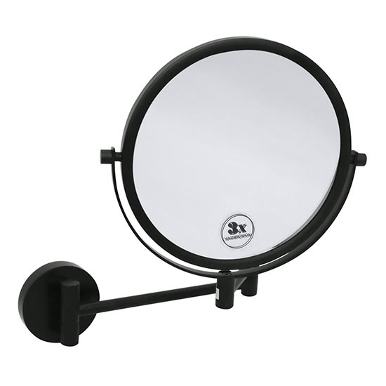 Козметично огледало 23x28 см, черно