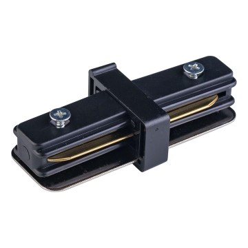 Крайна капачка за релсова система 1-фазна TRACER прав черен