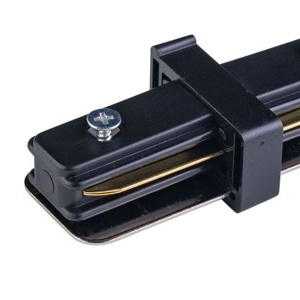 Крайна капачка за релсова система 1-фазна TRACER прав черен