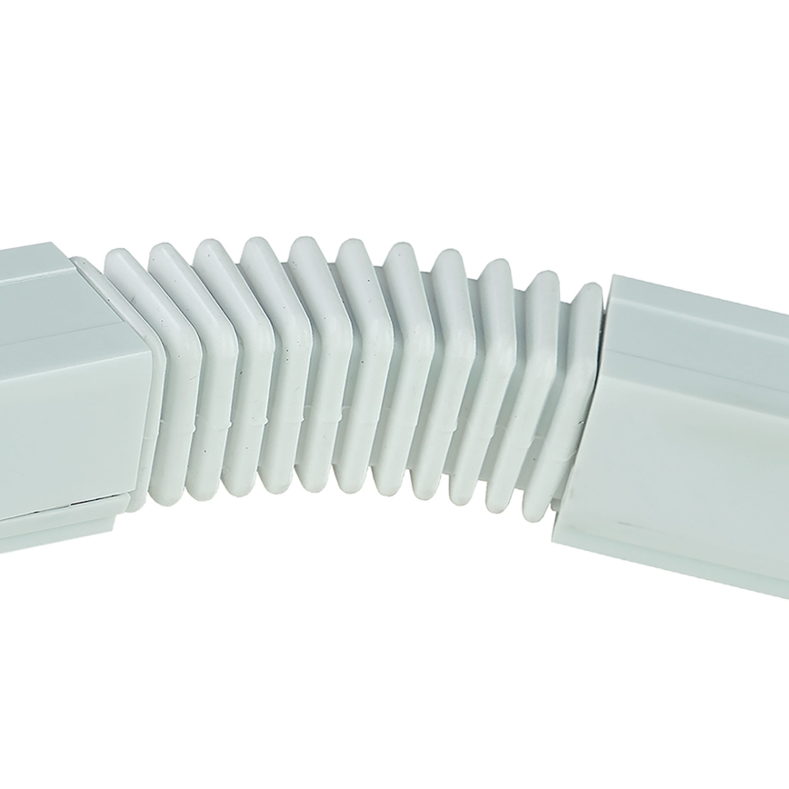 Крайна капачка за релсова система 3-фазна TRACER гъвкав бял