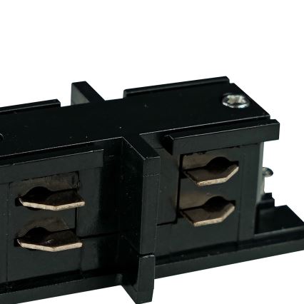 Крайна капачка за релсова система 3-фазна TRACER прав черен