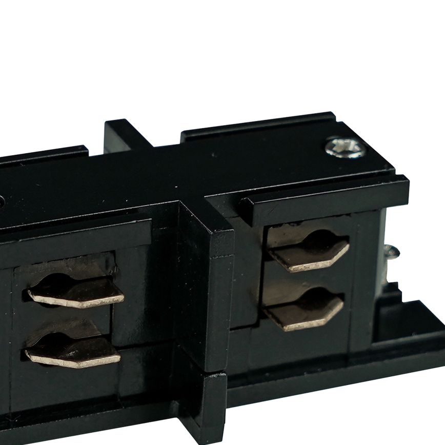 Крайна капачка за релсова система 3-фазна TRACER прав черен