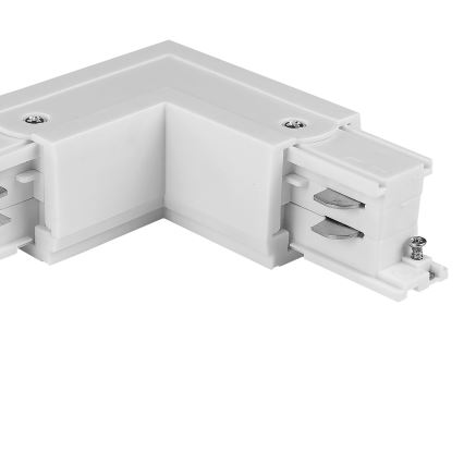 Крайна капачка за релсова система 3-фазна TRACER ъглов бял