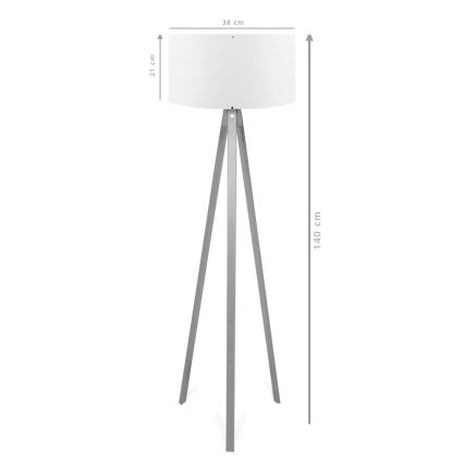 Красива лампа AYD 1xE27/40W/230V кафяво/сиво