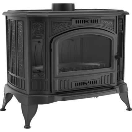 Kratki - Чугунена камина с мощност 10kW и диаметър 150mm