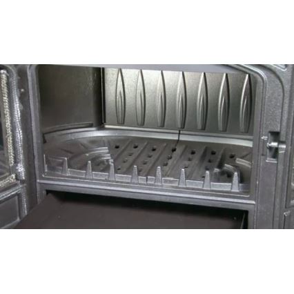 Kratki - Чугунена камина с мощност 10kW и диаметър 150mm