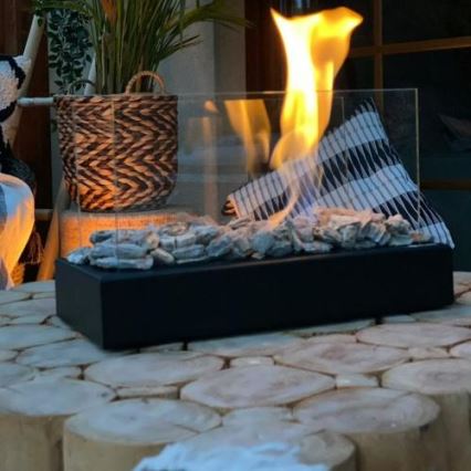 Kratki - Биокамина 21,8x35,4 см 1kW черна