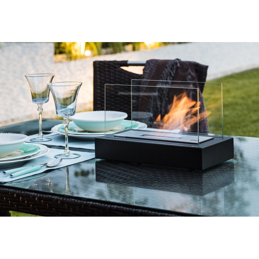 Kratki - Биокамина 21,8x35,4 см 1kW черна