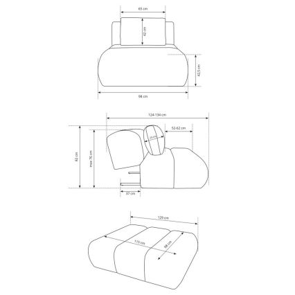 Кресло FANO в кафяво