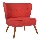 Кресло JENI червено