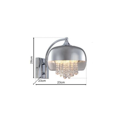 Кристален аплик LUNA 1xE14/40W/230V