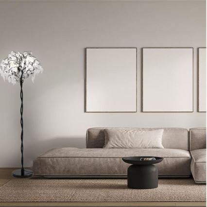 Кристален лампион 5xG9/40W/230V черен