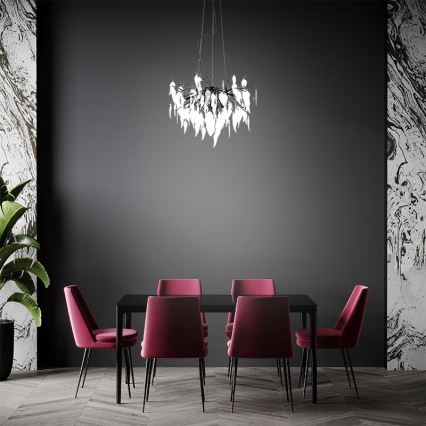 Кристален пендел 10xG9/40W/230V черен