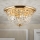 Кристален плафон PLAFOND 6xE27/40W/230V Ø 47 см златист