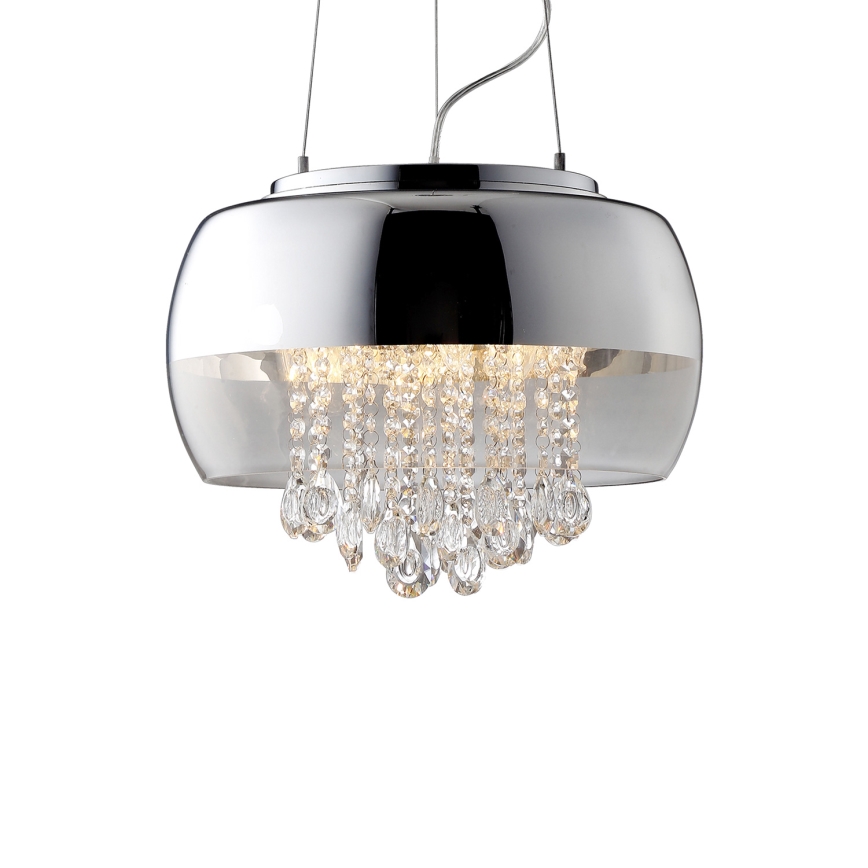 Кристален висящ полилей LUNA 1xE14/40W/230V