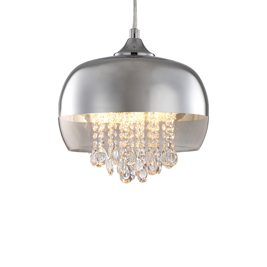 Кристален висящ полилей LUNA 1xE14/40W/230V