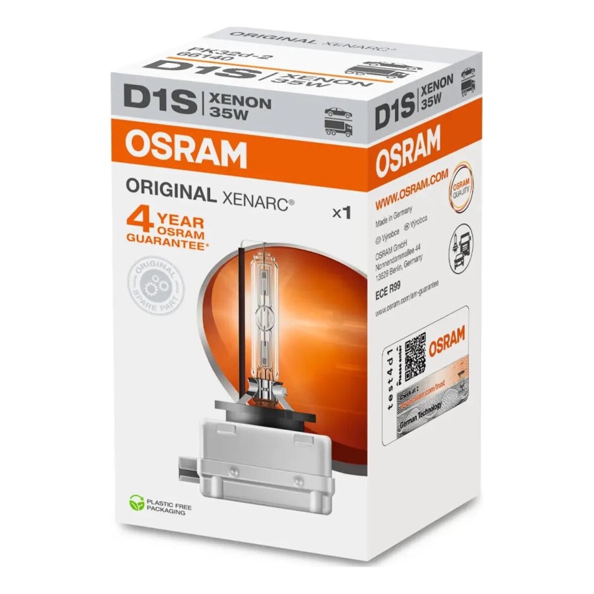 Крушка за автомобил D1S PK32d/35W/85V 3200K - Osram