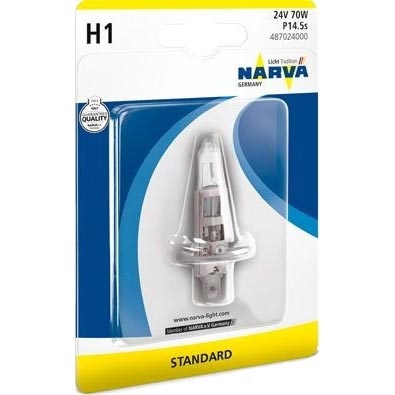 Крушка за автомобил H1 P14.5s/70W/24V - Narva 48702NVAB1