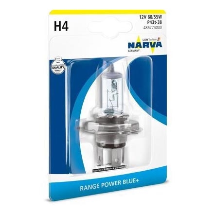 Крушка за автомобил H4 P43t-38/60/55W/12V - Narva 48677RPNVAB1