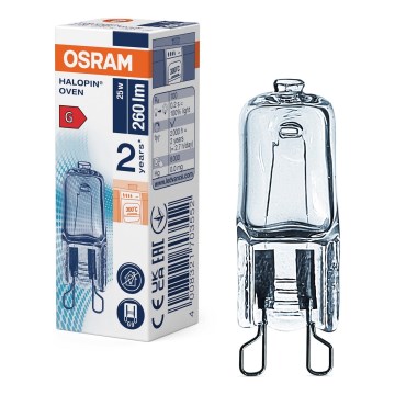 Крушка за фурна HALOPIN G9/25W/230V 2700K - Osram