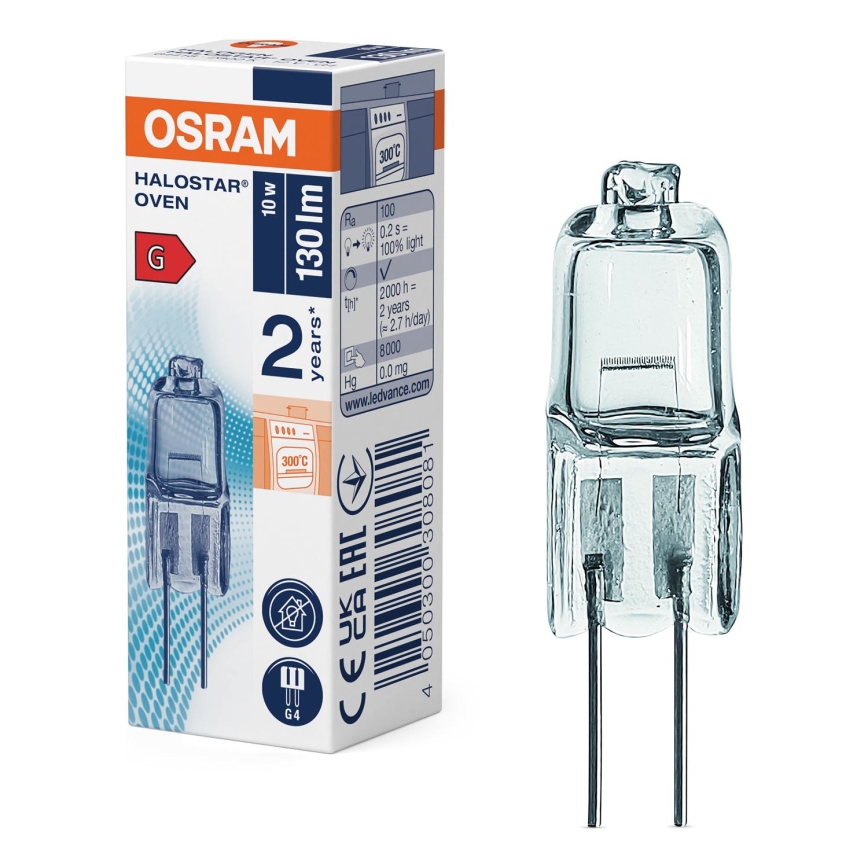 Крушка за фурна HALOSTAR G4/10W/12V 2700K - Osram