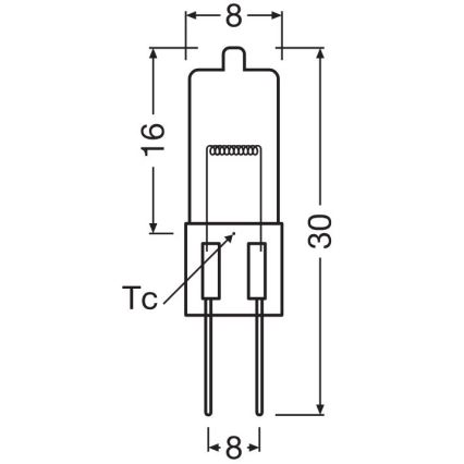 Крушка за фурна HALOSTAR G4/10W/12V 2700K - Osram