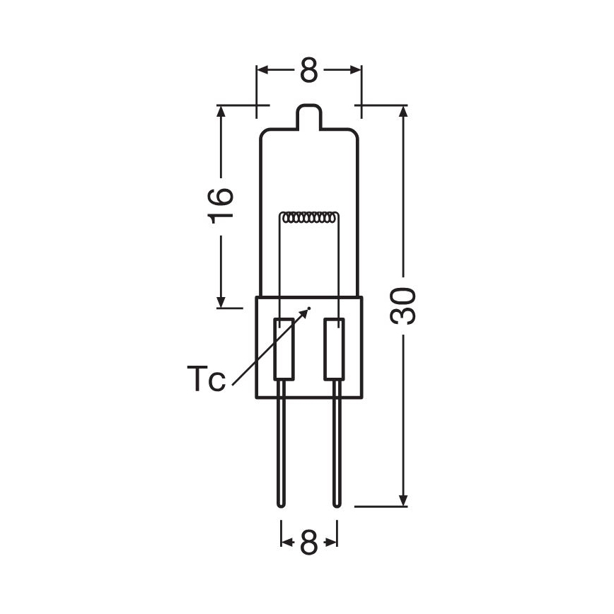 Крушка за фурна HALOSTAR G4/10W/12V 2700K - Osram