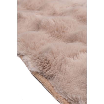 Кръгъл килим RABBIT BUBBLE 160 cm бежов