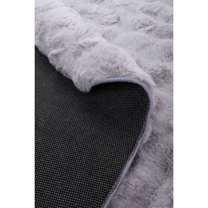 Кръгъл килим RABBIT BUBBLE 160 см, сив