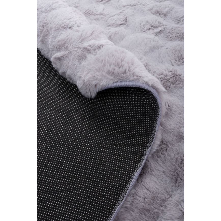 Кръгъл килим RABBIT BUBBLE 160 см, сив
