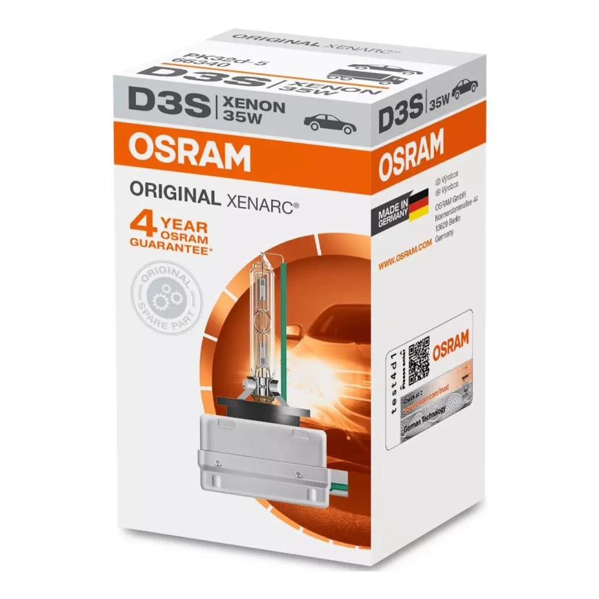 Ксенонова  автомобилна крушка D3S PK32d-5/35W/85V 4150K - Osram