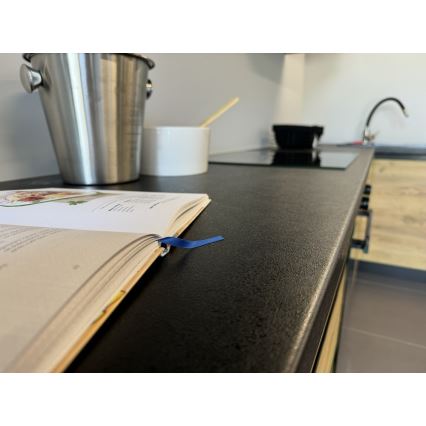 Кухненски комплект MARINA 180 см дъб крафт/гланцово черно