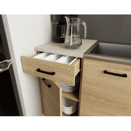 Кухненски комплект PATRICIA, 180 см, дъб