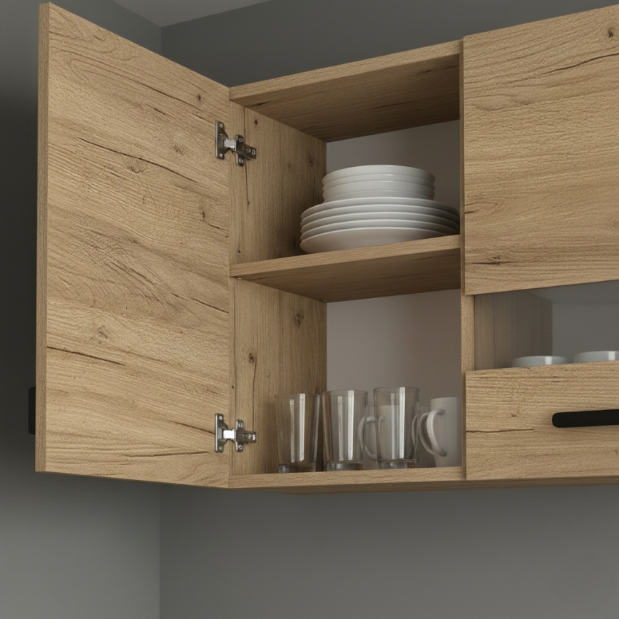 Кухненски комплект ROSALIA 240 см, дъб крафт