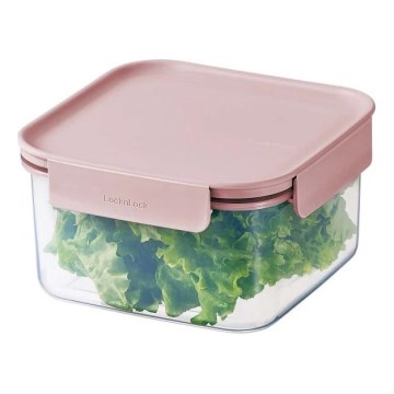 Кутия за храна CLASSIC PLUS 1,25 л розова/прозрачна