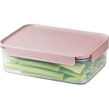 Кутия за храна CLASSIC PLUS 2,8 л розова/прозрачна