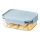 Кутия за храна CLASSIC PLUS 420 мл синя/прозрачна