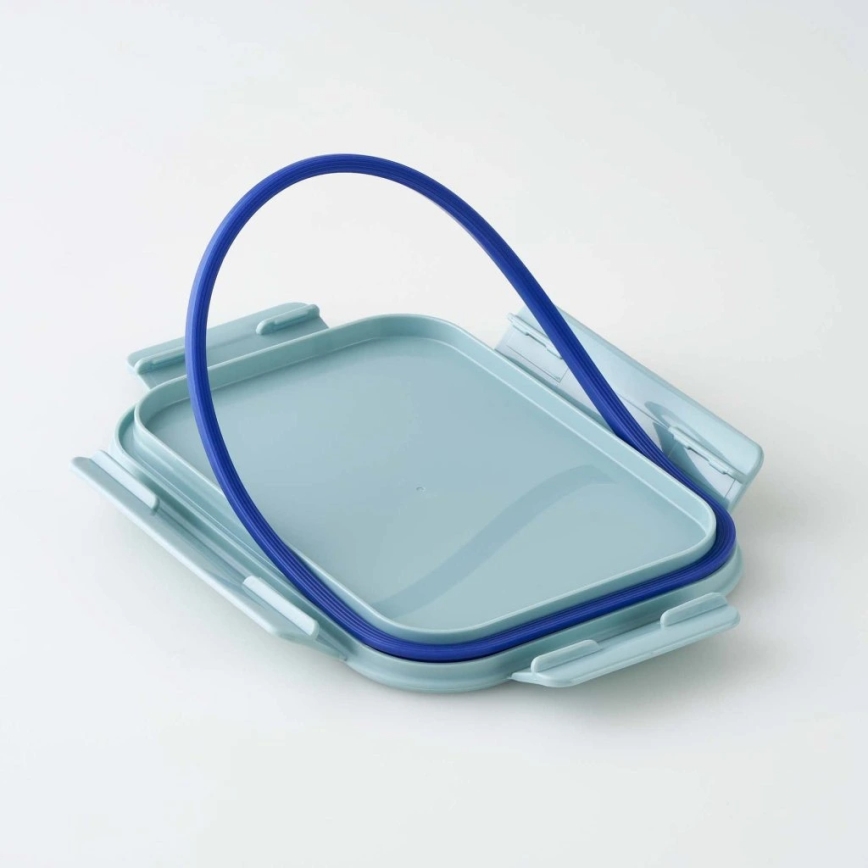 Кутия за храни CLASSIC PLUS 0,91 л, синя/прозрачна