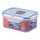 Кутия за храни LOCK 0,6 л синя/прозрачна