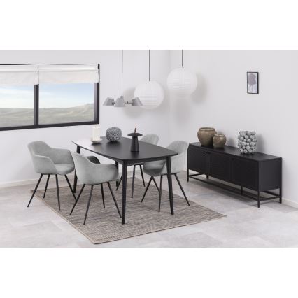 Поставка за прибори SETH черна