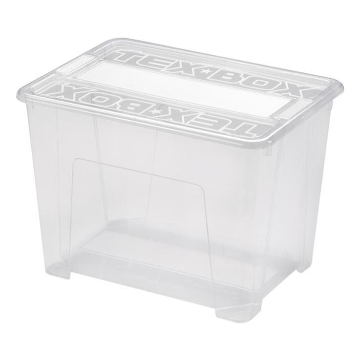 Кутия за съхранение TEX BOX 21 l прозрачен