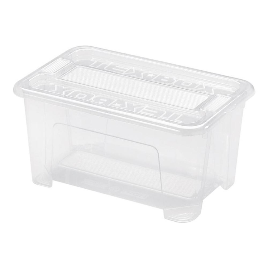 Кутия за съхранение TEX BOX 4,5 l прозрачен