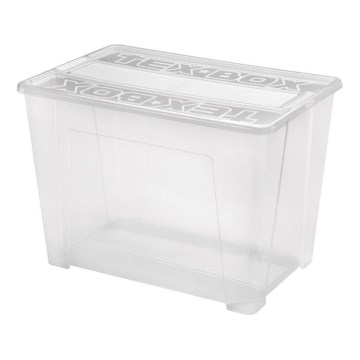 Кутия за съхранение TEX BOX 70 l прозрачен