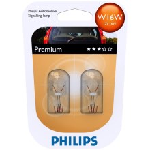 Комплект 2x Автокрушка Philips VISION 12067B2 W16W W2,1x9,5d/16W/12V