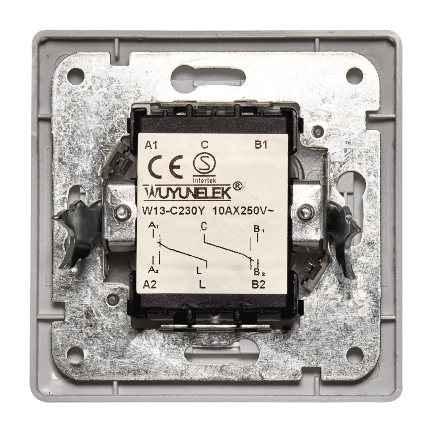 Къщен превключвател двоен AC 250V / 10A