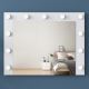 Огледало с рафт RANI 90x71,8 см бял