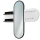 Огледало за стена RANI 125x120 см бял/черен