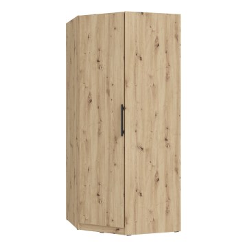 Ъглов гардероб MARO 94x213 см, дъб Artisan
